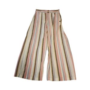 ROXY striped wide leg pants Size Small